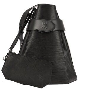 Louis Vuitton Black Epi Sac Depaule GM Shoulder Bag M80155 VI0926 126055